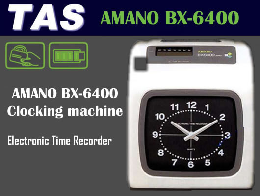 AMANO BX-6400 Clocking Systems